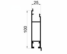 SNAP LOCK system 100 mm lower with ledge