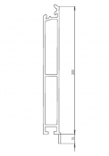 TP 1 rendszer 200mm alsó szakállas