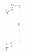 TP 1 system 100 mm zwischen voll