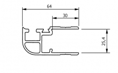 rear edge 25 mm 