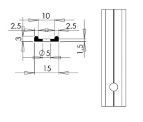 Seal fastening profile