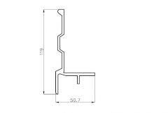 Frame profiles for chamber