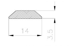 Tesniaca guma k pofilu 1218-200-22