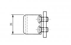 Runge Kinnegrip Gegenhalter mit Schrauben