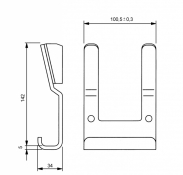 Runge Kinnegrip, Tasche K20