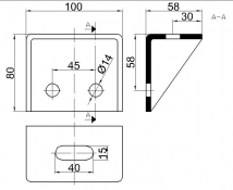 Bracket for subframe, big