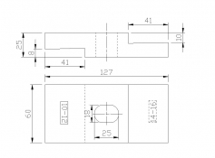 Bracket for subframe, refr.10/12, 14/16