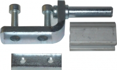 Set articulaţie pentru uşă aluminiu 25 mm