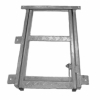 Folding ladder with bracket