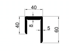 Ledge profile 30mm 