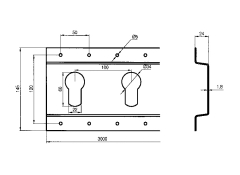 type clothes stand profiles - Ø34