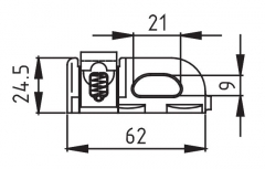 Zurrmuldeauge d=44