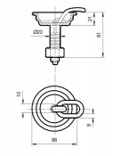 Recessed cargo fixer