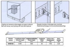 Chinga 5m 1,7t pentru sina cu decupare speciala