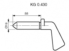 Locking pin d=20