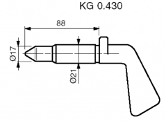 Locking pin d=18/22