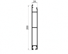 SNAP LOCK sistem oblon inferior cu etanşare de 200mm