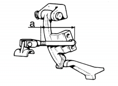 Mecanism de actionare pt deschidere automata a=240mm