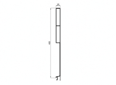 SNAP LOCK sistem profil oblon superior TIR de 400mm