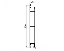 SNAP LOCK rendszer szakállas alsó 200mm