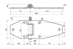 Pánt BD 185x70