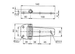 Articulatie usa laterala 100x39