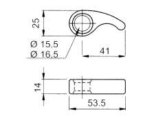 Inox kampó 41x53x14