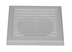 Anti-insect and rain protection air grating 