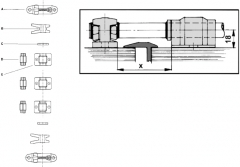 Busing set for barlock d=16