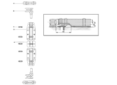 Busing set for barlock B3, d=22