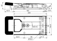 Inchizator  aparent d=16