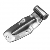 Scharnier, 3-Punkte 192mm inox(63,5 Gegenhalter)