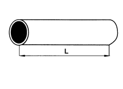 Труба алюминиевая L=6000  мм