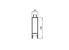 TR 3 system 100 mm zwischen