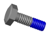 Nut screw 10x35