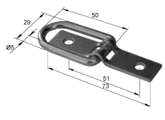 Bridă prelată oscilantă l=19, a=40