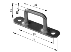 Bridă prelată dreptunghiulară l=26, a=20