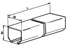 Guiding rail for curtain