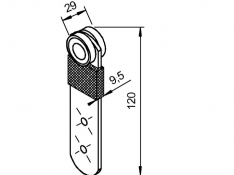 Roller holder Magnum - small