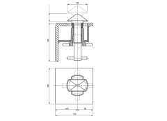 Set fixare container, parte inferioară