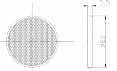 Светоотражающая призма D=60mm