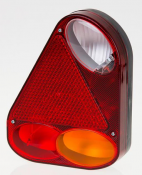 Rear lamp with bayonet plug, 175x220x56mm left.