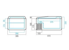 Refrigerator box 41 L