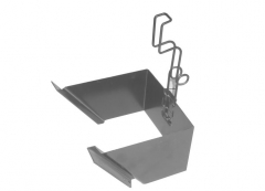 Small metal wedge support