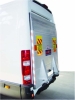 Tail-lift for panel vans - 4 cylinders