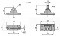 Gázrugó p: 70kg l:205/065 a3-b3