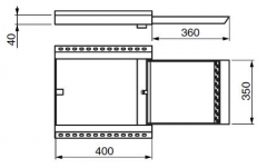 pull-out folding ladder