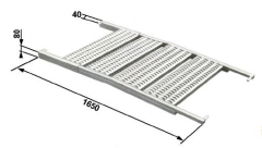 kihúzható lépcső 4 fokos H=750-850mm