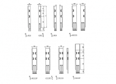 Stĺpiky pre valníky výklopné - prevedenie s 2 uzávermi