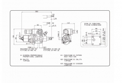 M 150 Distribuitor hidraulic de basculare cu comandă pneumatică